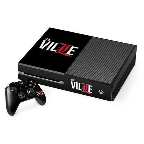 University of Louisville Black Background Xbox One Skins
